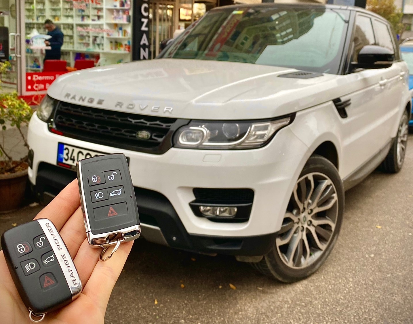 Range Rover yedek anahtar uygulaması
